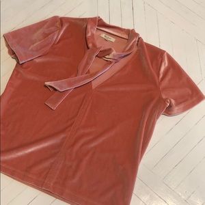 Madewell Velvet Top